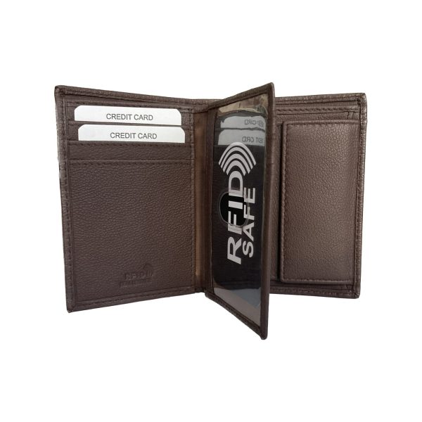 211BROWN (2) - Δερμάτινο πορτοφόλι