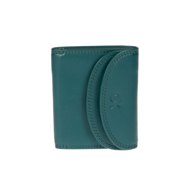 343PETROL (1) - Δερμάτινο γυναικείο πορτοφόλι