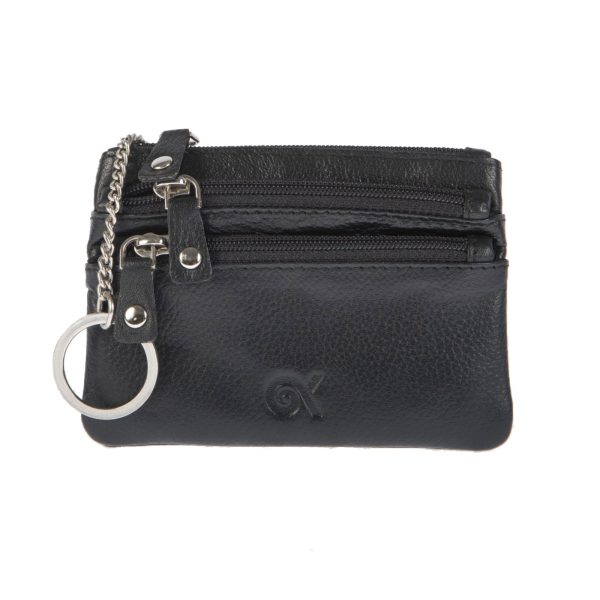 755BLACK - Πορτοφόλι κλειδοθήκη