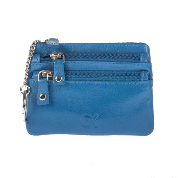 755BLUE - Πορτοφόλι κλειδοθήκη