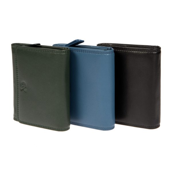 91597 (2) - Δερμάτινο γυναικείο πορτοφόλι