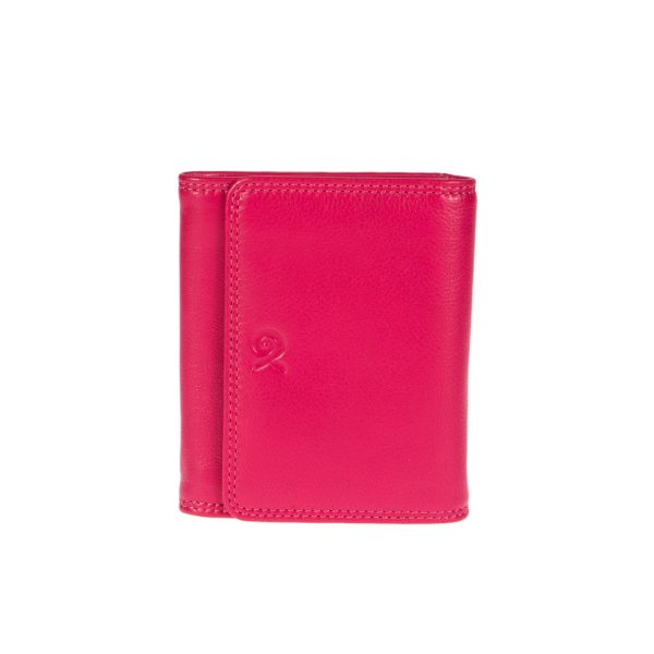 91597FUCHSIA (1) - Δερμάτινο γυναικείο πορτοφόλι