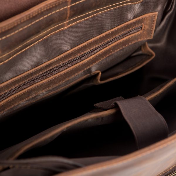 DE-1175OIL (4) - Δερμάτινο σακίδιο πλάτης.