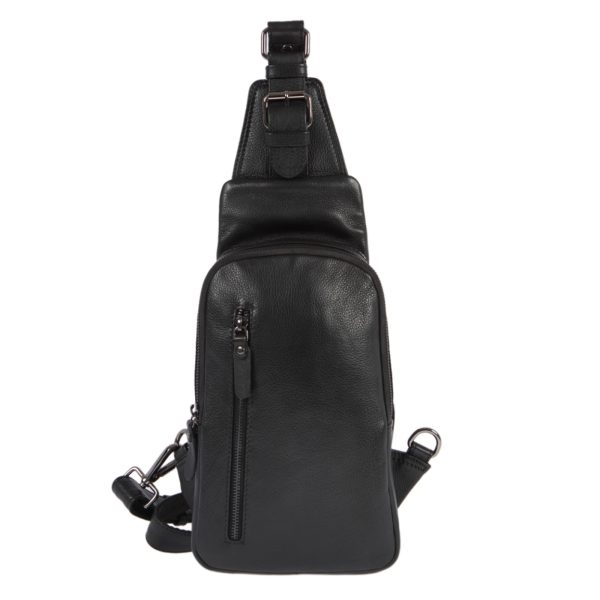 ΔΕ-1297 - Δερμάτινο τσαντάκι χιαστί