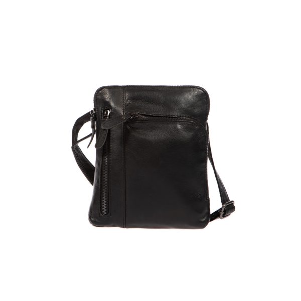 ΔΕ-2540 - Δερμάτινο τσαντάκι χιαστί