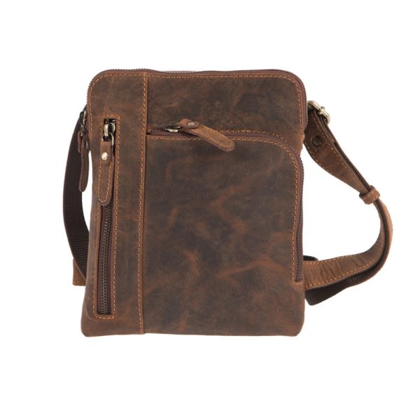 ΔΕ-2540OIL - Δερμάτινο τσαντάκι χιαστί