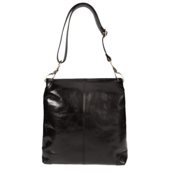 ΔΕ-5553 - Δερμάτινη τσάντα ώμου