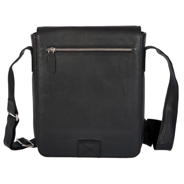 ΔΕ-847 - Δερμάτινη τσάντα χιαστί