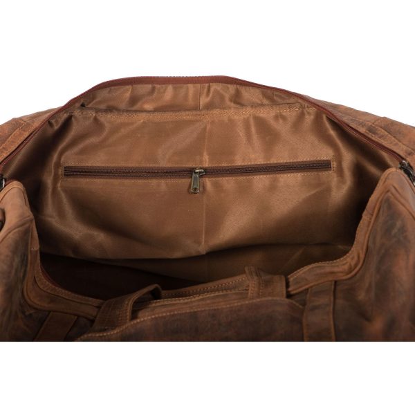 DE-850A (4) - Δερμάτινος σάκος ταξιδιού