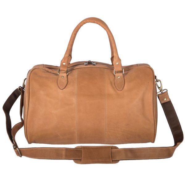 ΔΕ-8816C - Δερμάτινη τσάντα ταξιδίου