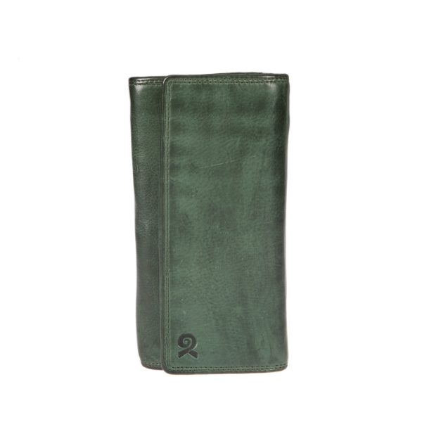 WS-1883GREEN (1) - Γυναικείο δερμάτινο πορτοφόλι
