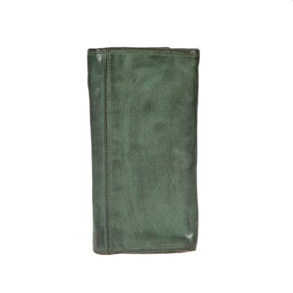 WS-1883GREEN (2) - Γυναικείο δερμάτινο πορτοφόλι