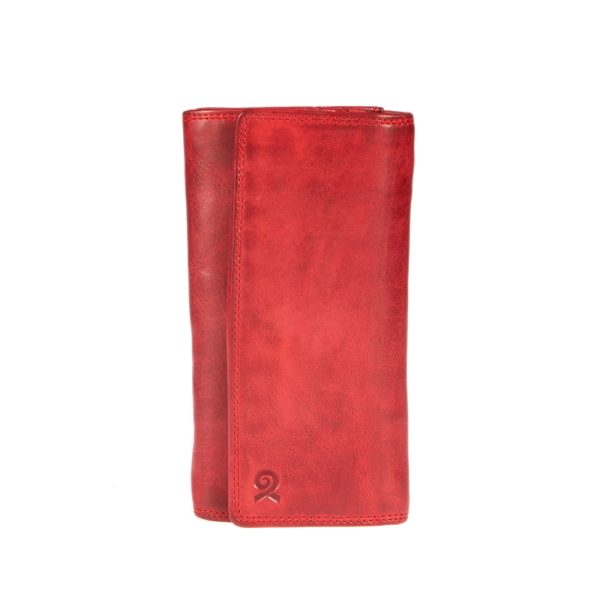 WS-1883RED (1) - Γυναικείο δερμάτινο πορτοφόλι