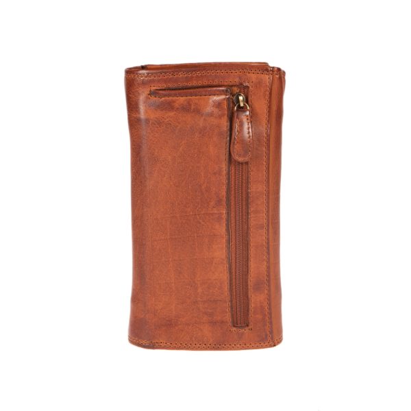 WS-200COGNAC (2) - Γυναικείο δερμάτινο πορτοφόλι