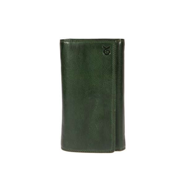 WS-200GREEN (1) - Γυναικείο δερμάτινο πορτοφόλι