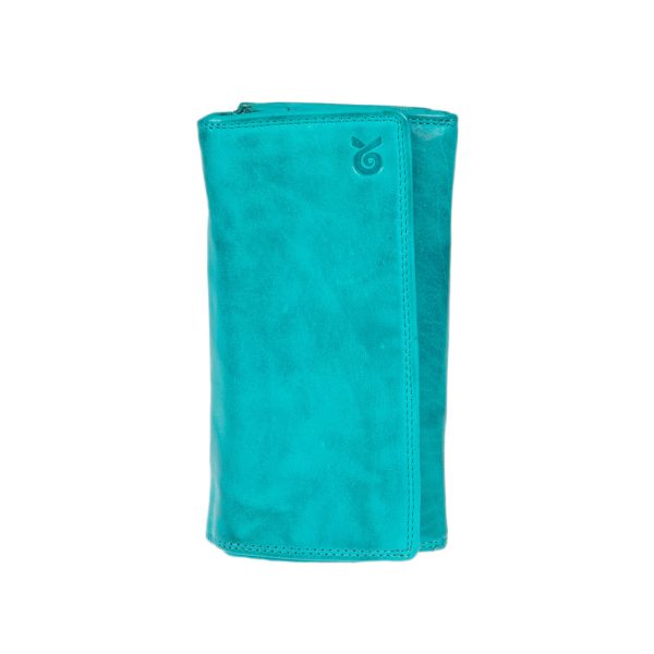 WS-200TURQUOISE (1) - Γυναικείο δερμάτινο πορτοφόλι