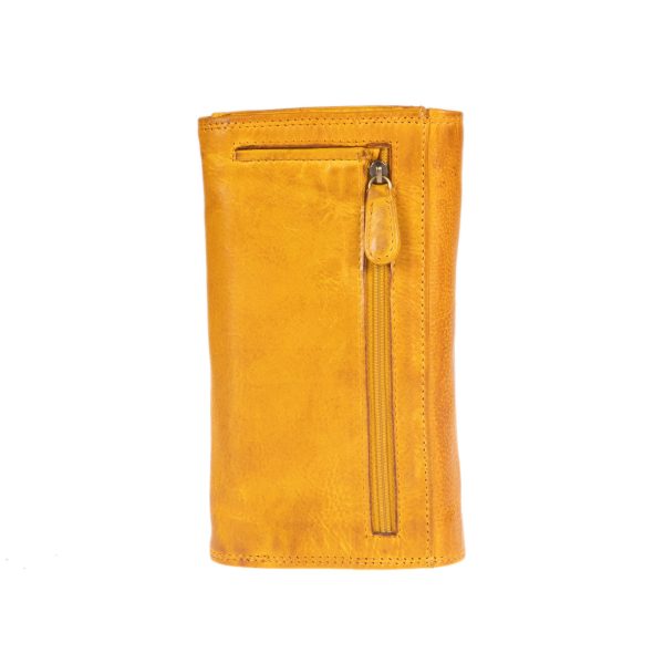 WS-200YELLOW (2) - Γυναικείο δερμάτινο πορτοφόλι