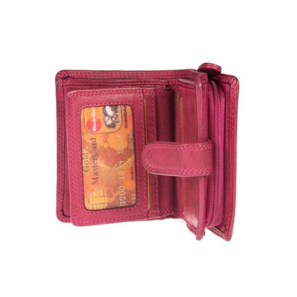 WS-2903FUCHSIA (3) - Γυναικείο δερμάτινο πορτοφόλι