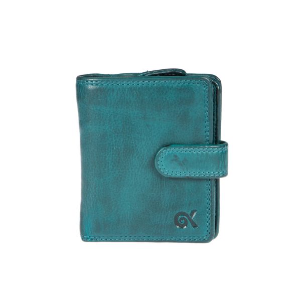 WS-2903PETROL (1) - Γυναικείο δερμάτινο πορτοφόλι