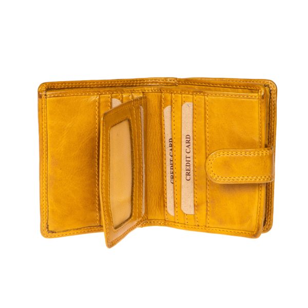 WS-2903YELLOW (2) - Γυναικείο δερμάτινο πορτοφόλι