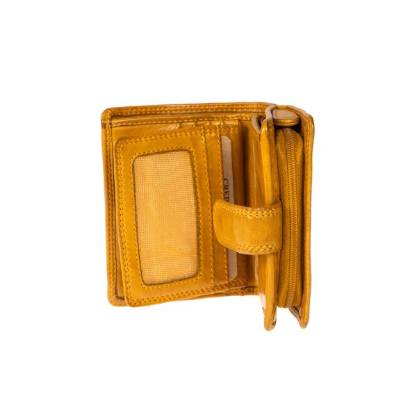 WS-2903YELLOW (3) - Γυναικείο δερμάτινο πορτοφόλι