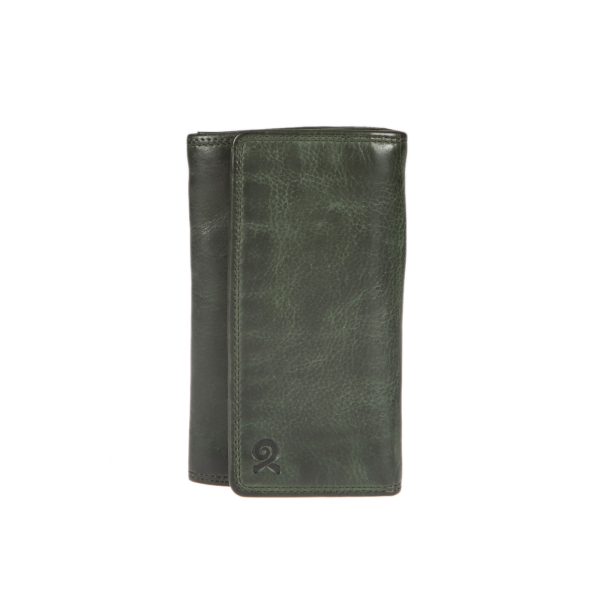 WS-482GREEN(1) - Γυναικείο δερμάτινο πορτοφόλι