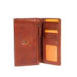 WS-482TAN (3) - Γυναικείο δερμάτινο πορτοφόλι