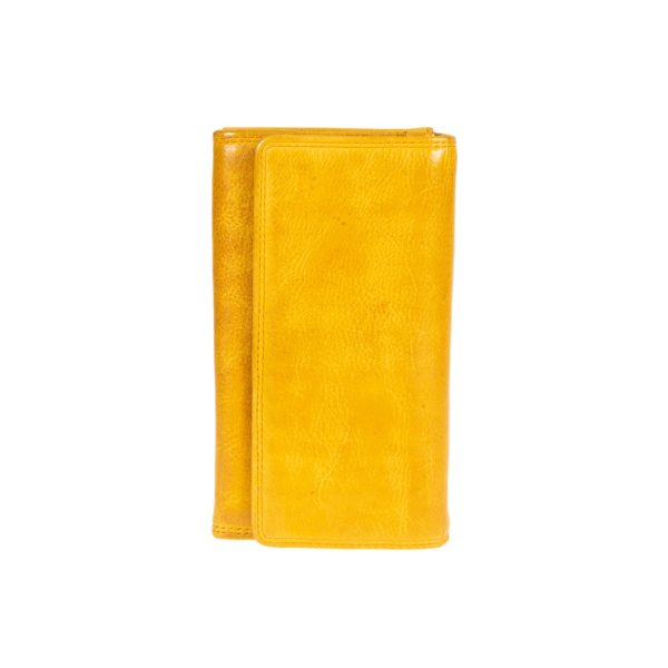 WS-482YELLOW (1) - Γυναικείο δερμάτινο πορτοφόλι