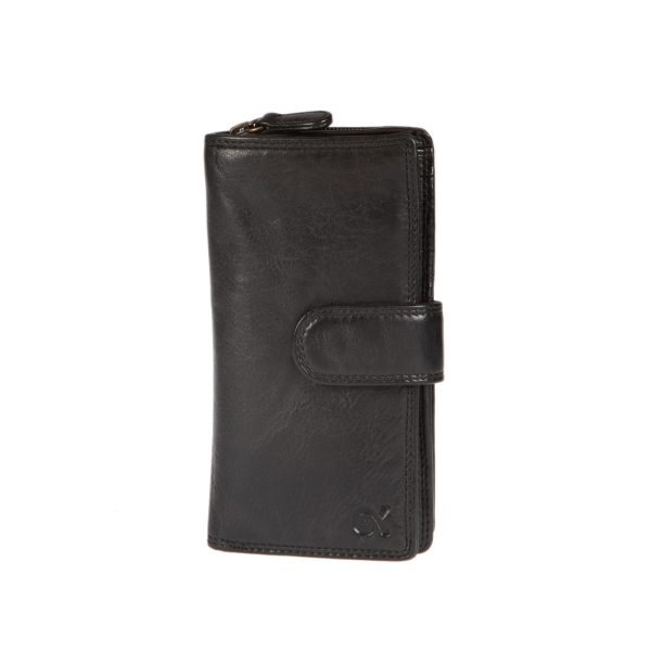 WS-7148BLACK (1) - Γυναικείο δερμάτινο πορτοφόλι