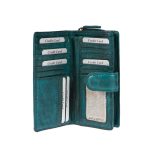 WS-7148PETROL (2) - Γυναικείο δερμάτινο πορτοφόλι