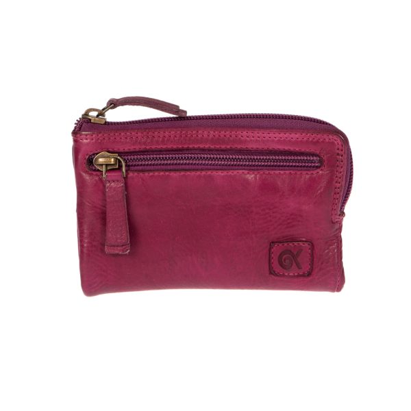 WS-91582LILAH (1) - Δερμάτινο γυναικείο πορτοφόλι πλυμένο