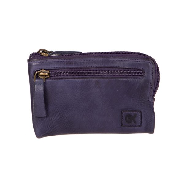 WS-91582PURPLE (1) - Δερμάτινο γυναικείο πορτοφόλι πλυμένο