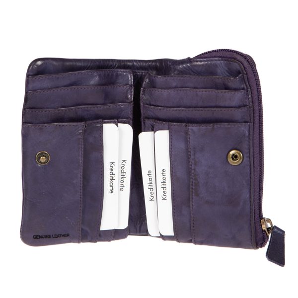 WS-91582PURPLE (2) - Δερμάτινο γυναικείο πορτοφόλι πλυμένο