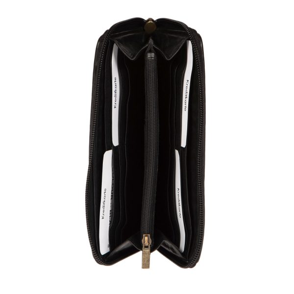 WS-91591BLACK (2) - Γυναικείο πορτοφόλι