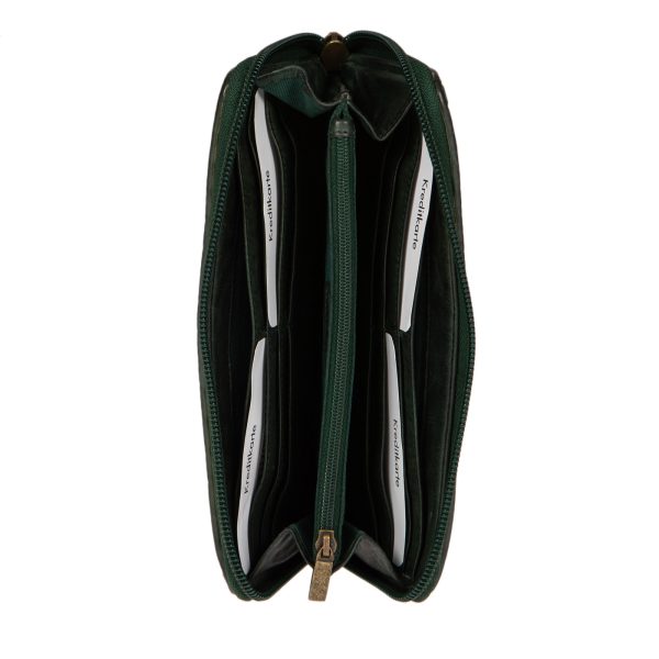 WS-91591GREEN (2) - Γυναικείο πορτοφόλι