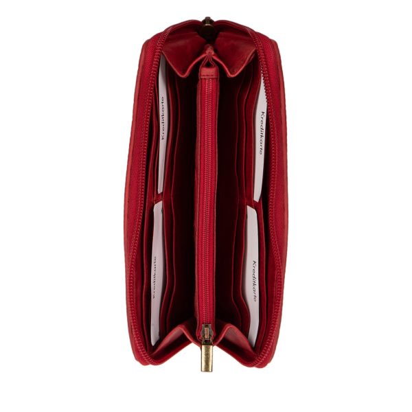 WS-91591RED (2) - Γυναικείο πορτοφόλι