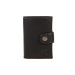 604BLACK (1) - Πορτοφόλι με μηχανισμό καρτών
