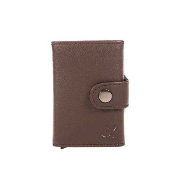 604BROWN (1) - Πορτοφόλι με μηχανισμό καρτών