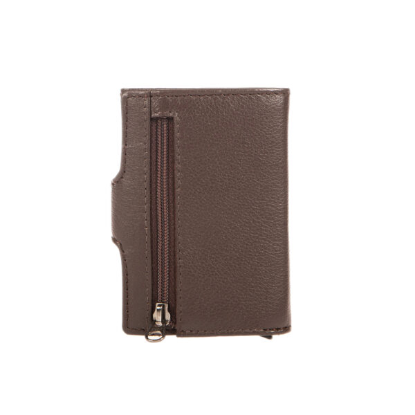 604BROWN (2) - Πορτοφόλι με μηχανισμό καρτών