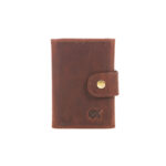 604V (1) - Πορτοφόλι vintage με μηχανισμό καρτών