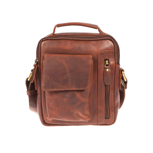 DE-2541 V (1) - Δερμάτινο τσαντάκι χιαστί