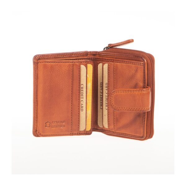 WS-1821TAN (2) - Γυναικείο δερμάτινο πορτοφόλι