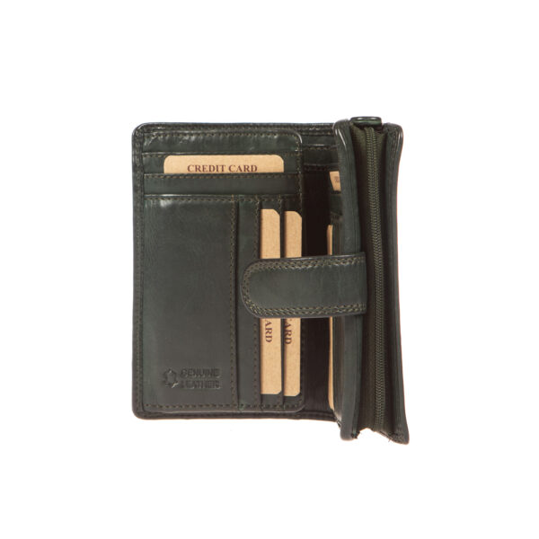 WS-3108GREEN (2) - Γυναικείο δερμάτινο πορτοφόλι