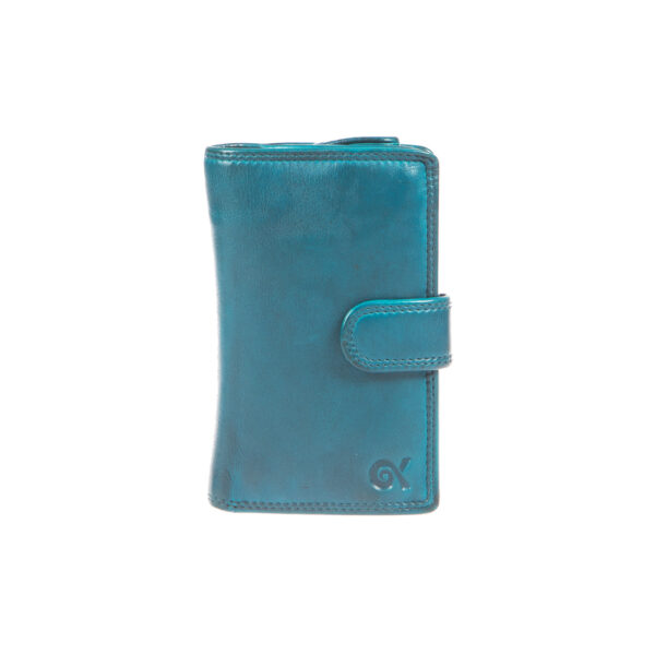 WS-3108PETROL (1) - Γυναικείο δερμάτινο πορτοφόλι