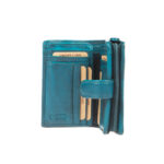 WS-3108PETROL (2) - Γυναικείο δερμάτινο πορτοφόλι