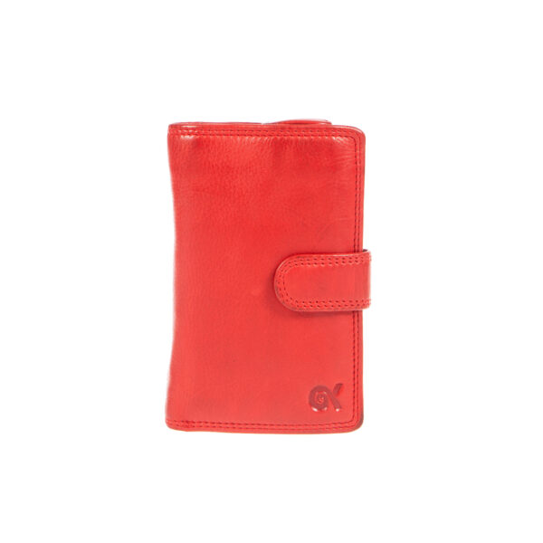 WS-3108RED (1) - Γυναικείο δερμάτινο πορτοφόλι