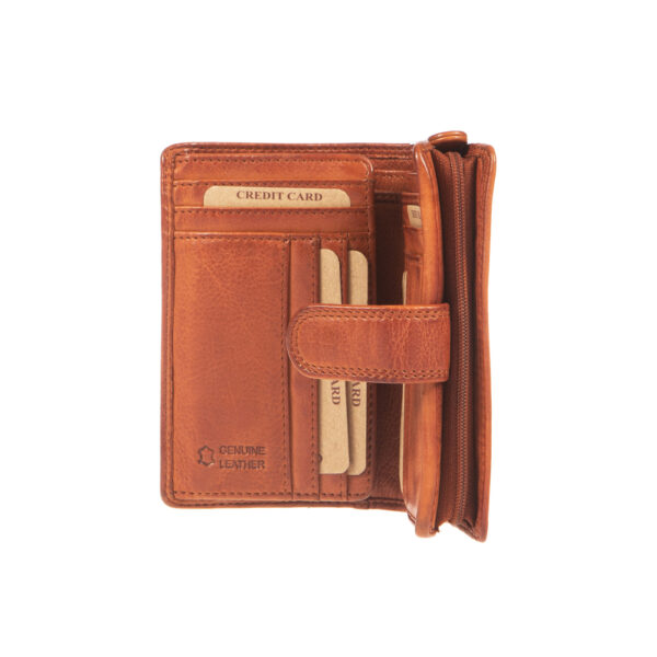 WS-3108TAN (2) - Γυναικείο δερμάτινο πορτοφόλι
