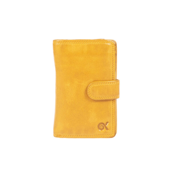 WS-3108YELLOW (1) - Γυναικείο δερμάτινο πορτοφόλι