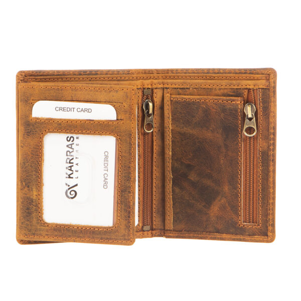 7017A (2) - Δερμάτινο πορτοφόλι κεριού