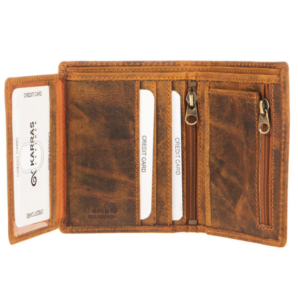 7017A (3) - Δερμάτινο πορτοφόλι κεριού